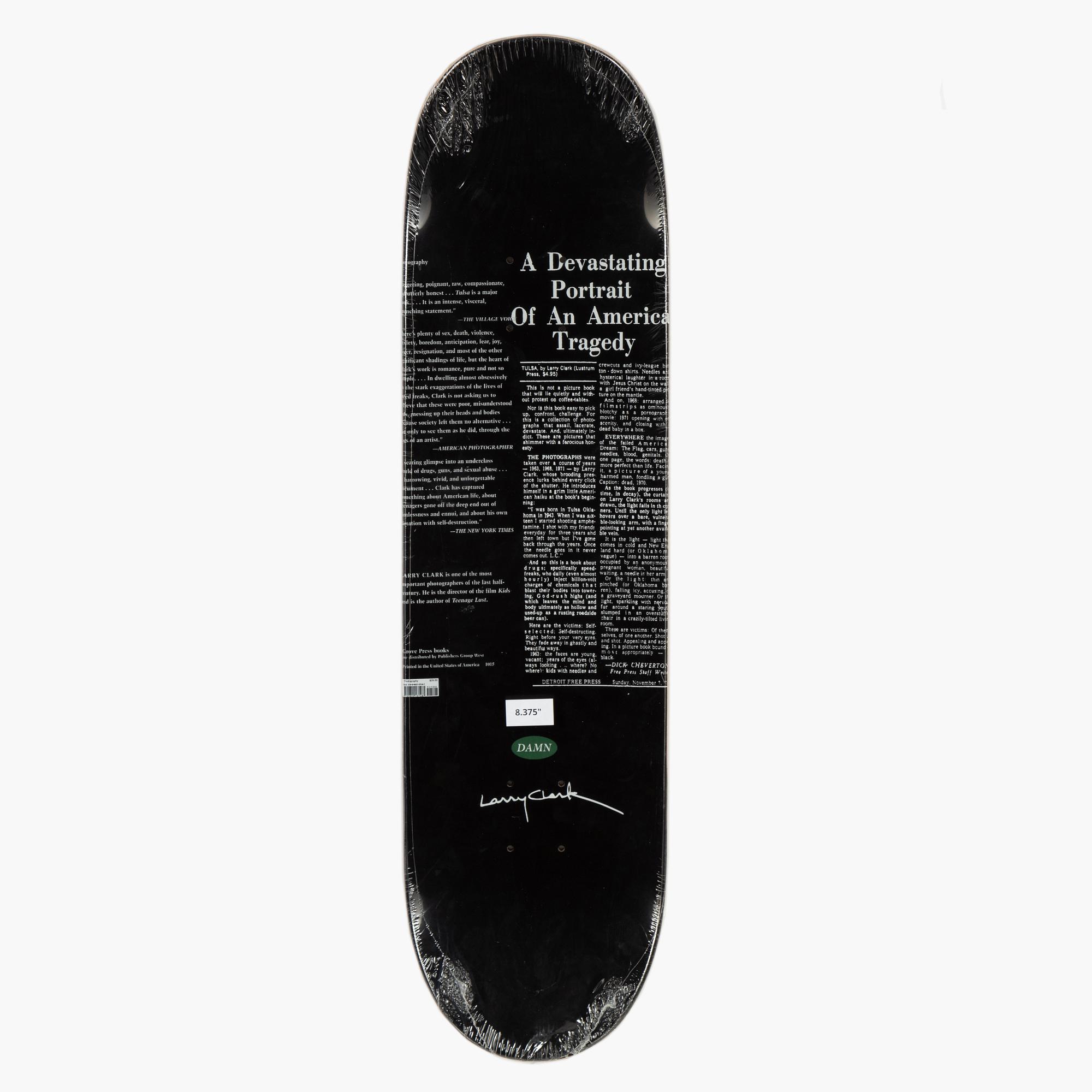 Larry Clark, a skateboard, 'Billy with baby' from the series