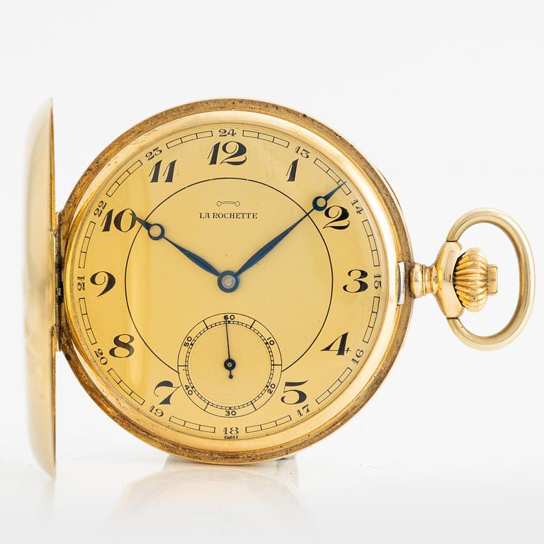 La Rochette, pocket watch, hunter, 49 mm.