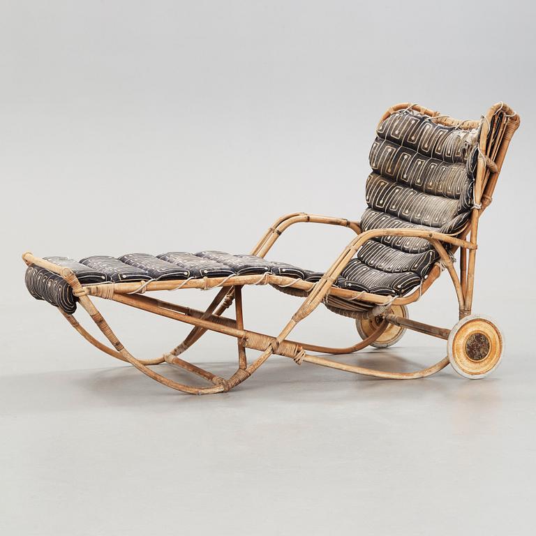 Josef Frank, a rattan lounge chair, Svenskt Tenn, Sweden.