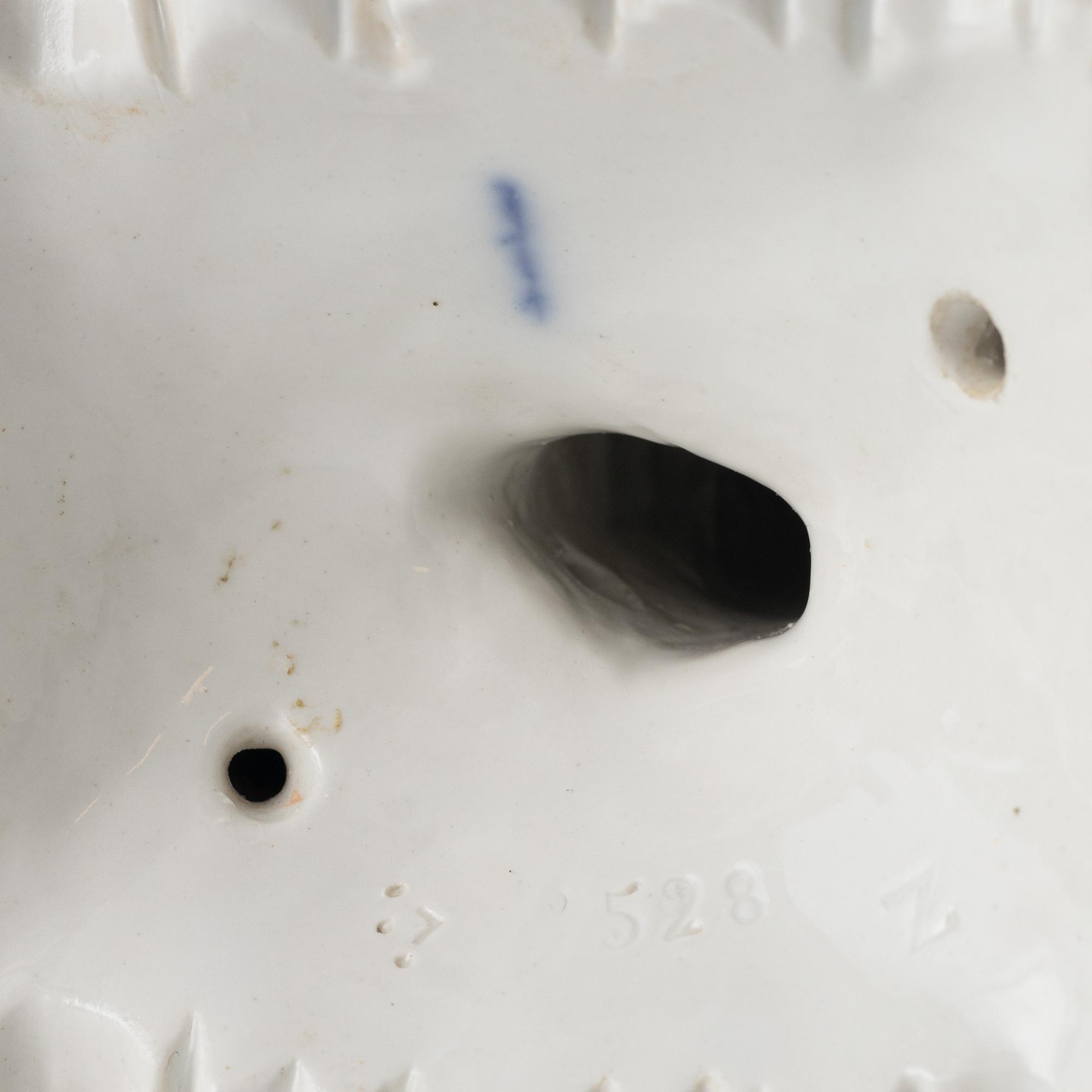 Figuriner, 2 st, porslin, KPM, Tyskland, sent 1800-tal.