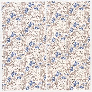 Josef Frank, gardiner, ett par, "Loops", Firma Svenskt Tenn.