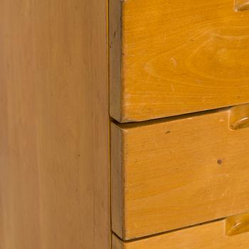 Aino Aalto, An early 1930s 'B96' drawer unit for O.Y. Huonekalu-ja Rakennustyötehdas A.B. Finland.