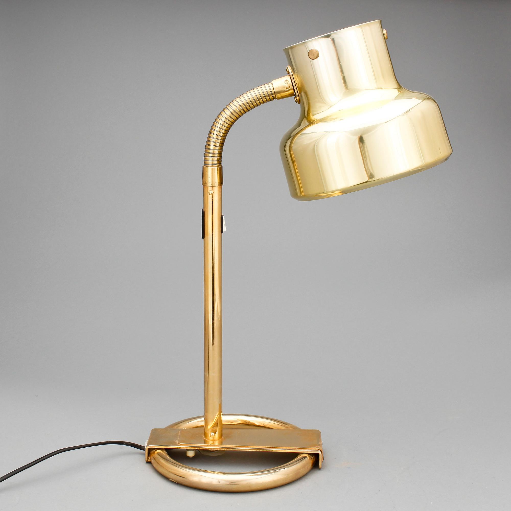BORDSLAMPA, mässing, "Bumlingen", Anders Persson, Ateljé Lyktan.