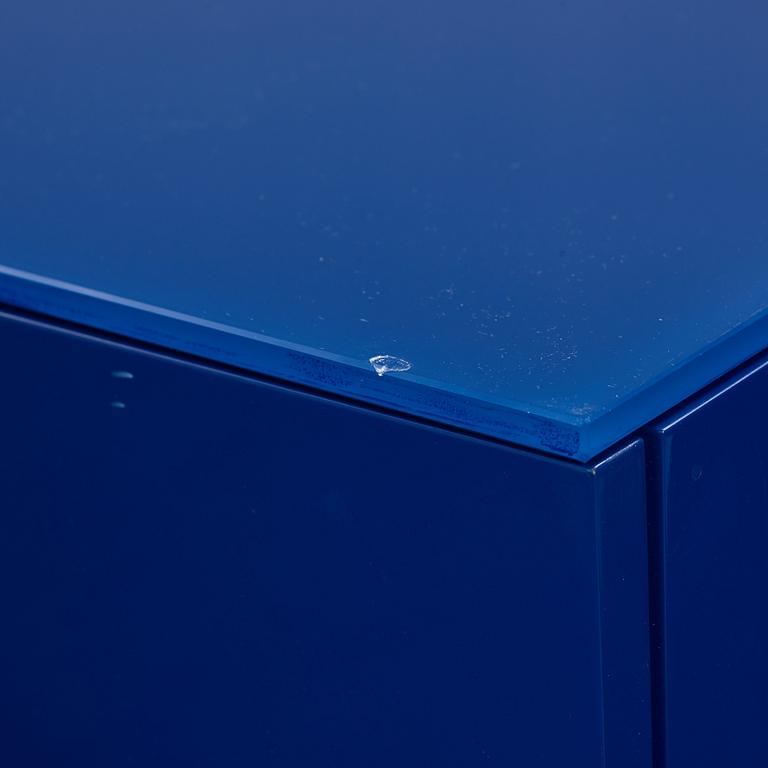 Jaime Hayon, a blue lacquered "Showtime" multileg sideboard, BD Barcelona Design, Spain, post 2006.