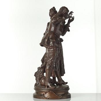 ADRIEN ÉTIENNE GAUDEZ, efter, skulptur, brons, signerad i godset.
