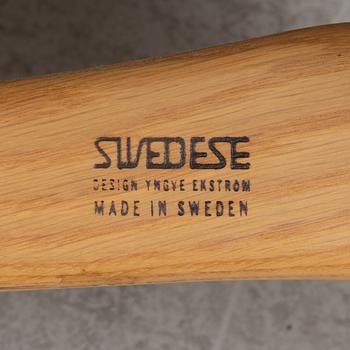 Yngve Ekström, an armchair with footstool, Lamino, Swedese.