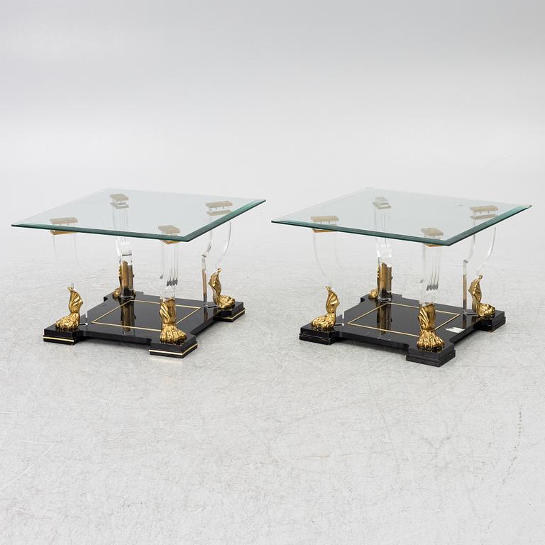 A pair of side tables, Spain, 1988.