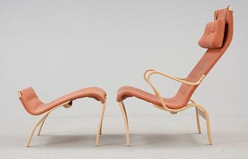 FÅTÖLJ med FOTPALL, "Pernilla", Bruno Mathsson, 2005.