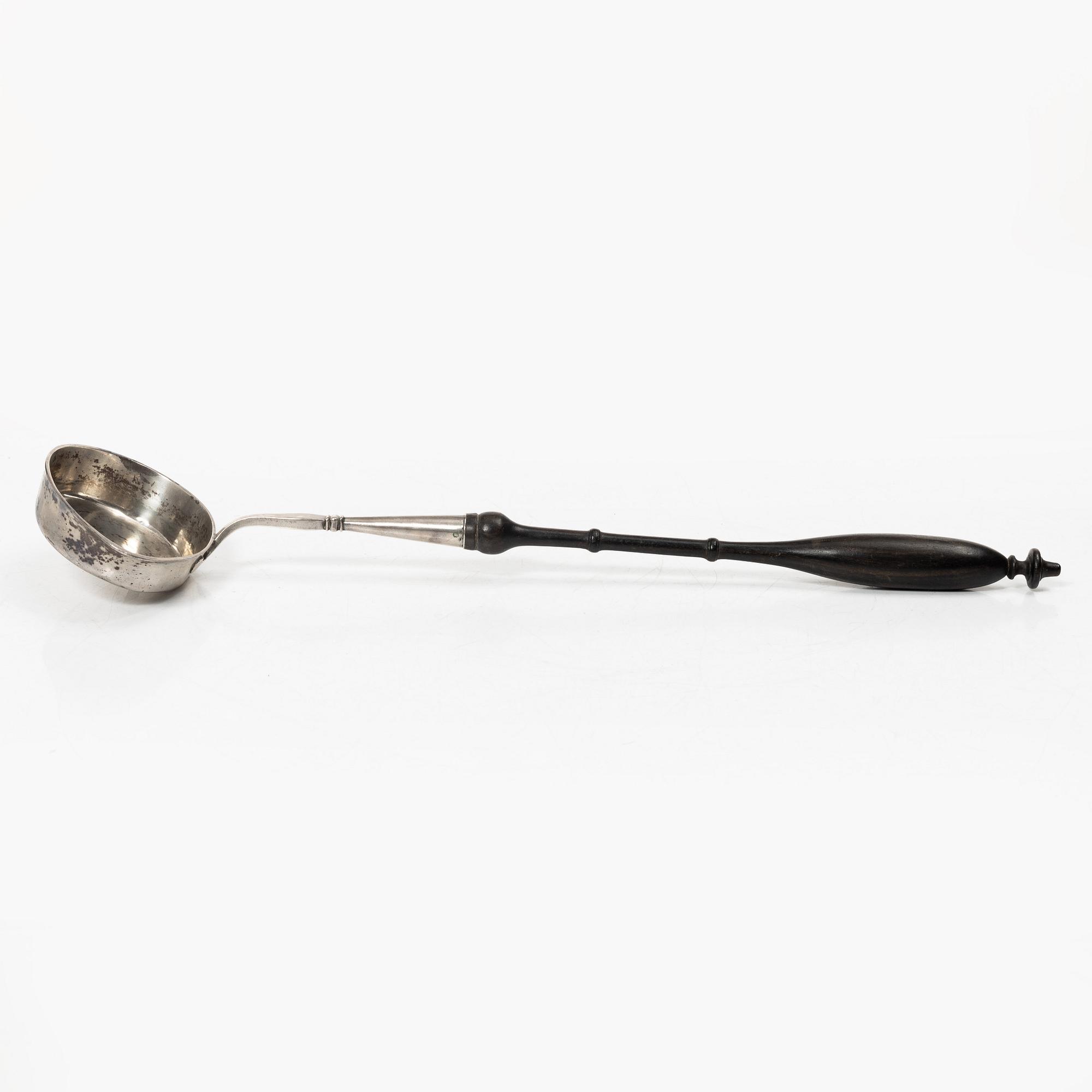 Pehr Fredrik Palmgren, soppslev, silver, Stockholm, verksam 1850-1878.