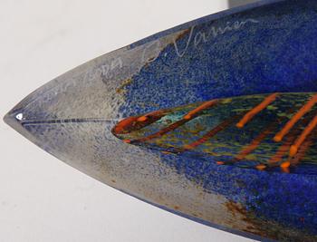 SKULPTUR, glas, "Den goda skruven, 1991", sign Bertil Vallien, Kosta Boda.