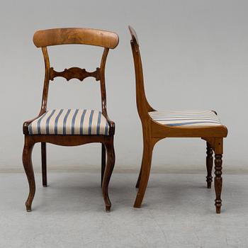 MATSALSMÖBEL, 7 delar, 1800-tal.