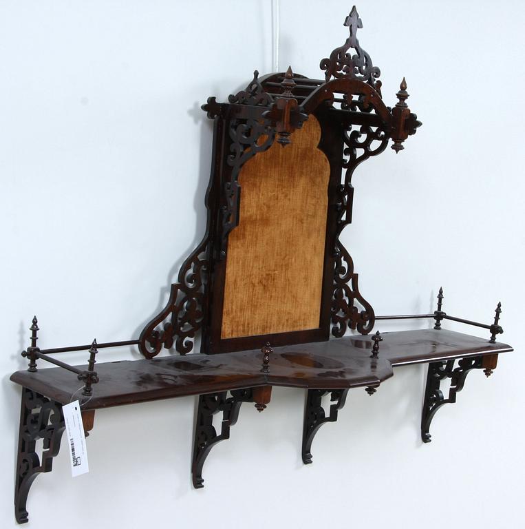 VÄGGHYLLA, 1800/1900-tal.