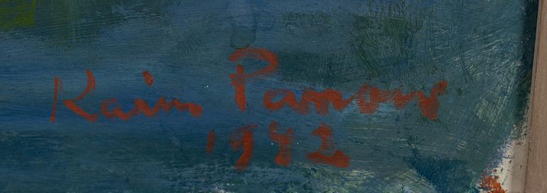 Karin Parrow, White house in a lush landscape.