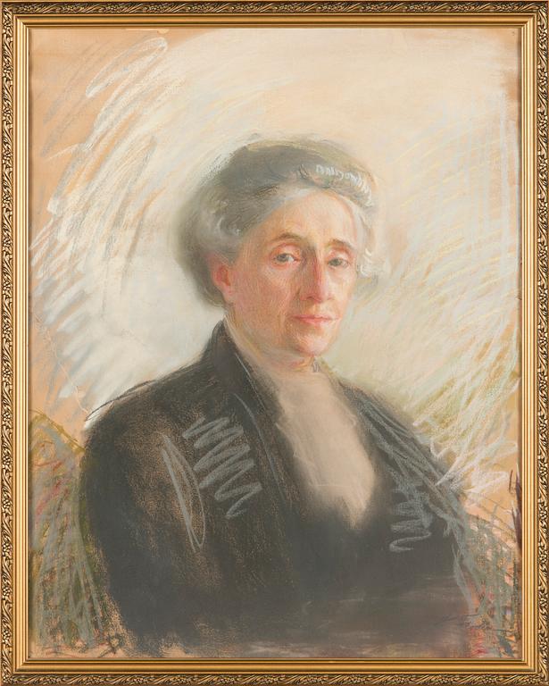 Hilda Flodin, Porträtt av en dam (Troligen Självporträtt).