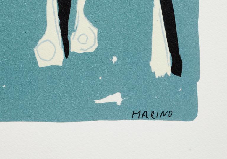 MARINO MARINI, färglitografi, dat a tergo 1959. Sign i plåten.