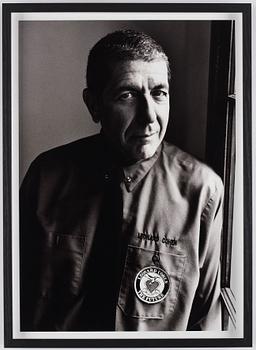 Robert Zuckerman,  "Leonard Cohen, Los Angeles", 1993.
