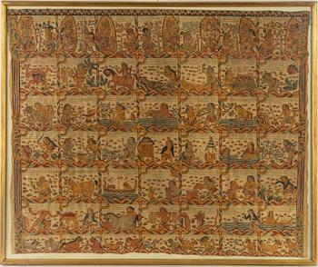 A painting/script, south east asia, 19th century.