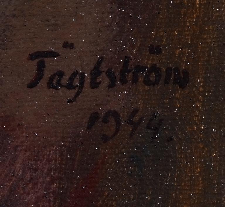 TÄGTSTRÖM, DAVID, olja på duk, sign o dat 1944.