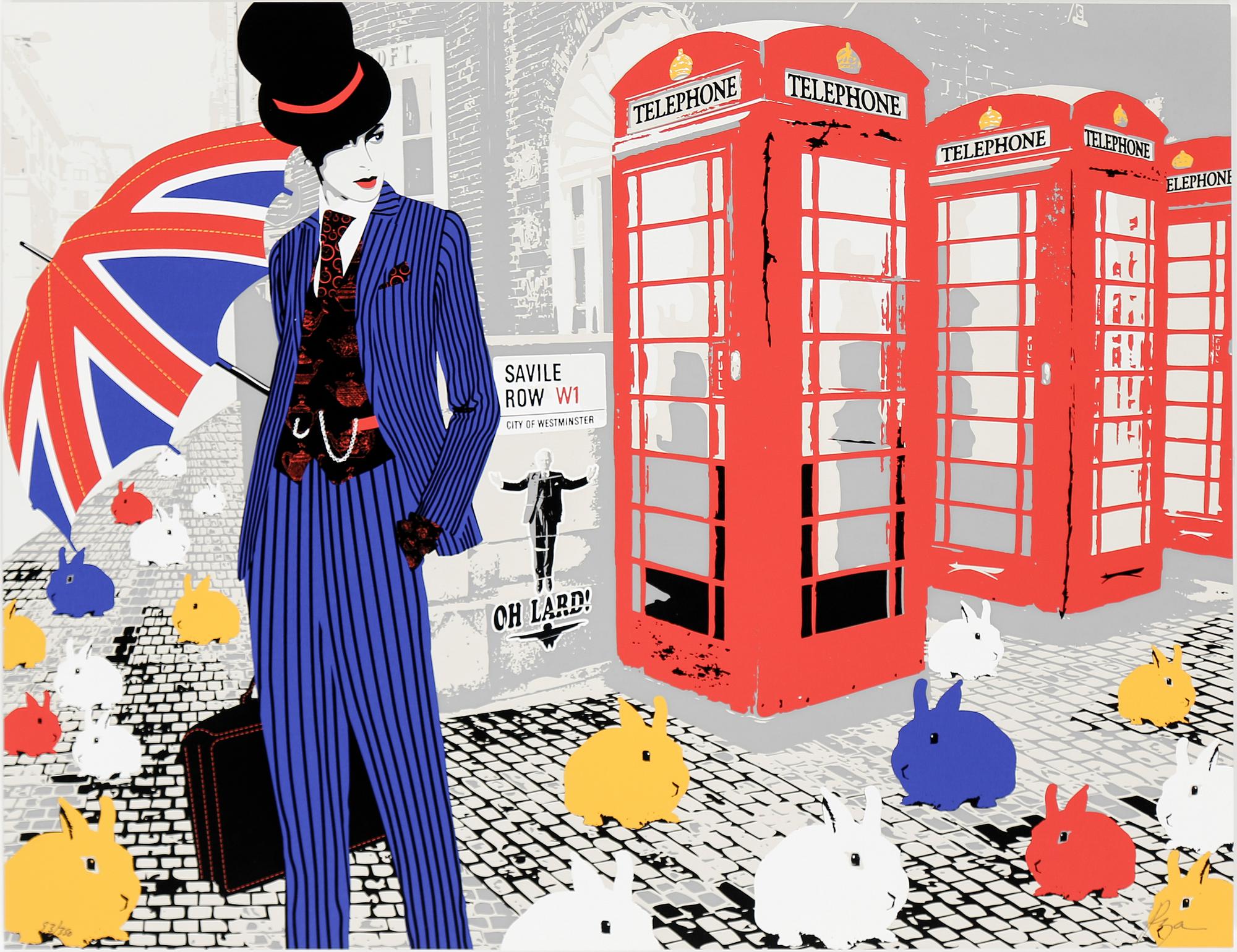 RICHARD RYAN, "London by ryan", färgserigrafier, 4 st, 2010, signerade och numrerade 93/350.