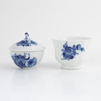 A 28-piece porcelain, "Blue Flower" coffee service, Royal Copenhagen, Denmark.