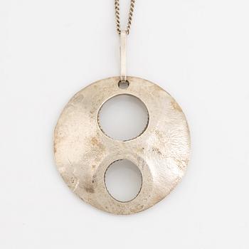 Rosa Taikon, hänge silver.