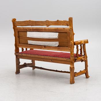 Furniture set, bentwood, 6 pieces, first half of the 20th century.