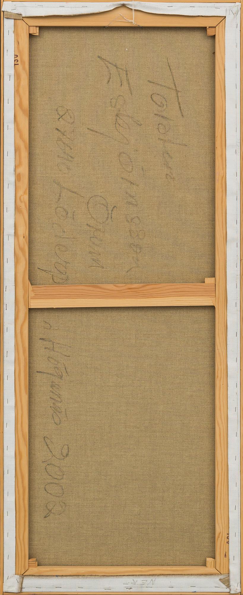 TORSTEN ESBJÖRNSSON, olja på duk, signerad á tergo, daterad 2002,