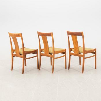 Carl-Evert Ekström chairs, 3 pcs, Alb. Johansson & Söner, Hyssna, 1960s.