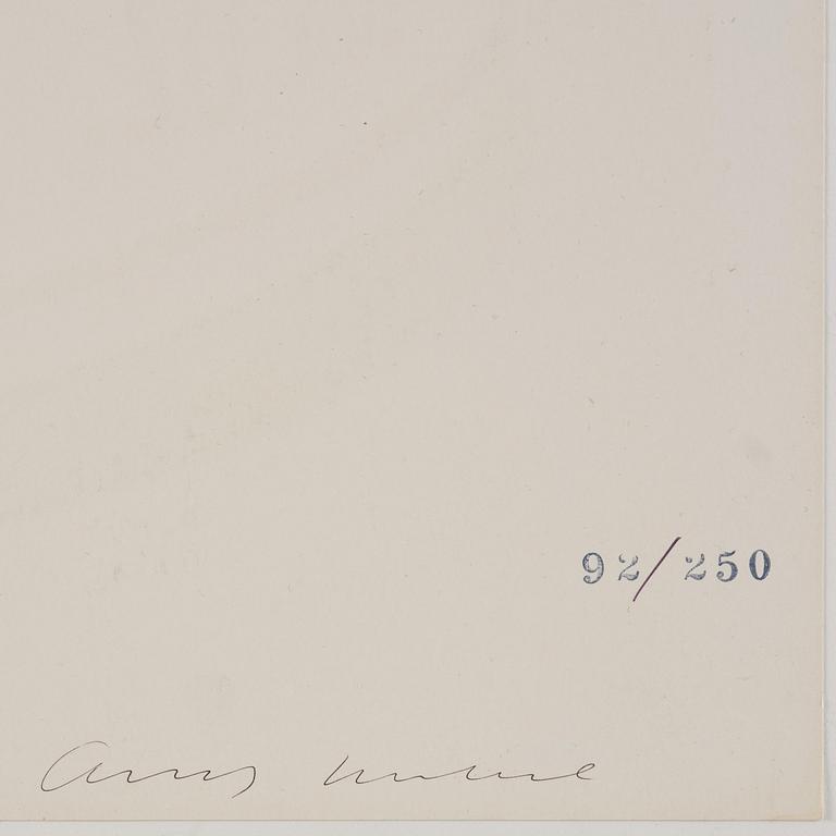 Andy Warhol, "Tomato-Beef Noodle O's", (from: "Campbell's Soup II").