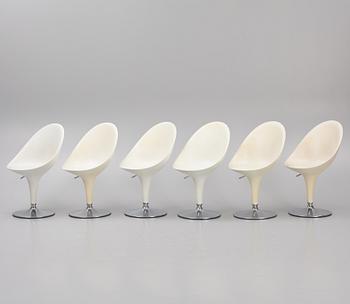 Stefano Giovannoni, six 'Bombo' chairs, Magis, Italy.