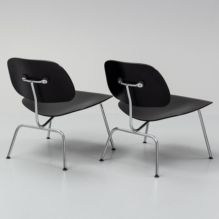 Charles and Ray Eames, a pair of 'LMC' chairs, Vitra, 2006.