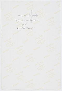 Ewa Rudling, "Margaret Clementi, Cannes Festival 1974".