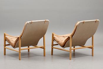 FÅTÖLJER, ett par, "Junker", Bror Boije, Dux, 1900-talets andra hälft.