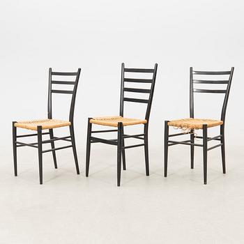 Chairs 7 pcs, Italy mid 20th century.