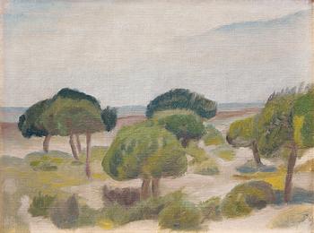 350. Ivan Aguéli, "Spanskt landskap" (Spanish landscape).