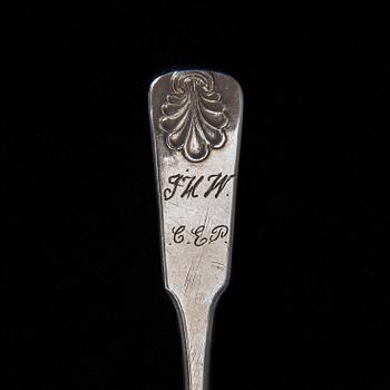 BESTICK, 31 st, silver, Finland, Sverige, Frankrike, Ryssland. 1800-tal och 1900-talets första hälft. Totalvikt 738 g.