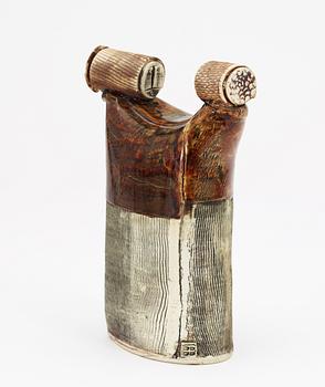 A Bengt Berglund stoneware sculpture, Gustavsberg studio.