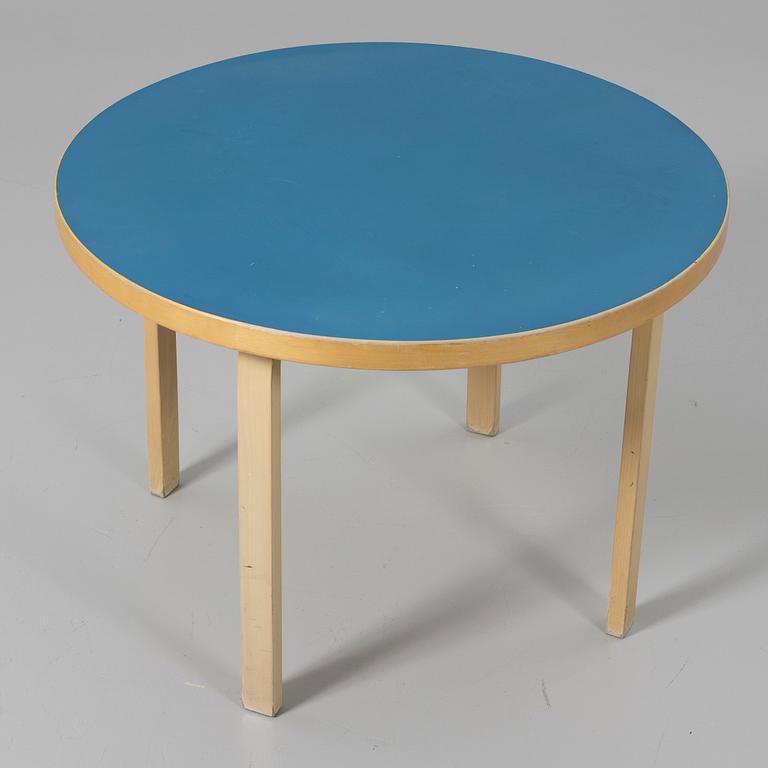 Alvar Aalto, dining table, model 90A, Artek, Finland.