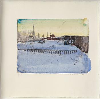 Lars Lerin, Snow.