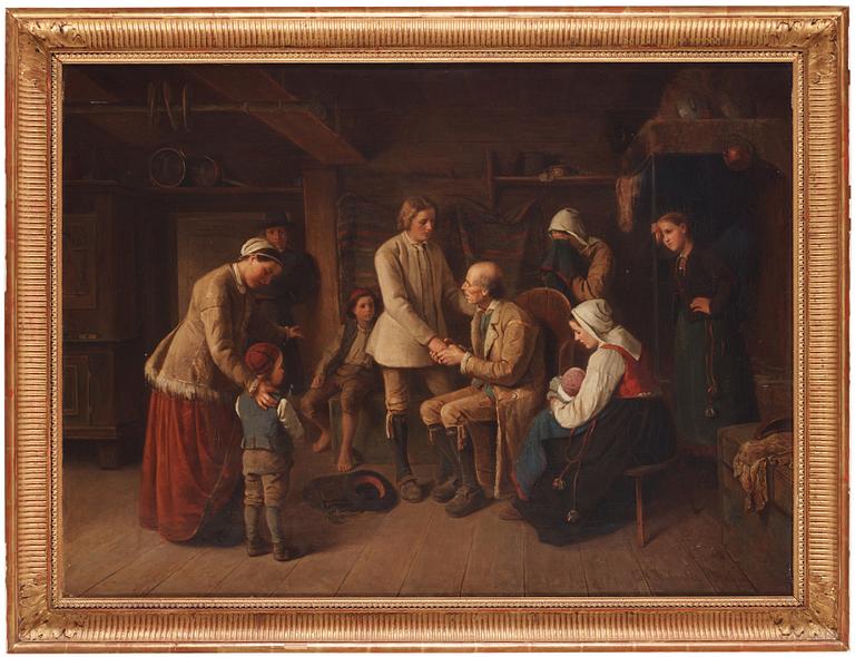 Sven Victor Helander, The farewell.