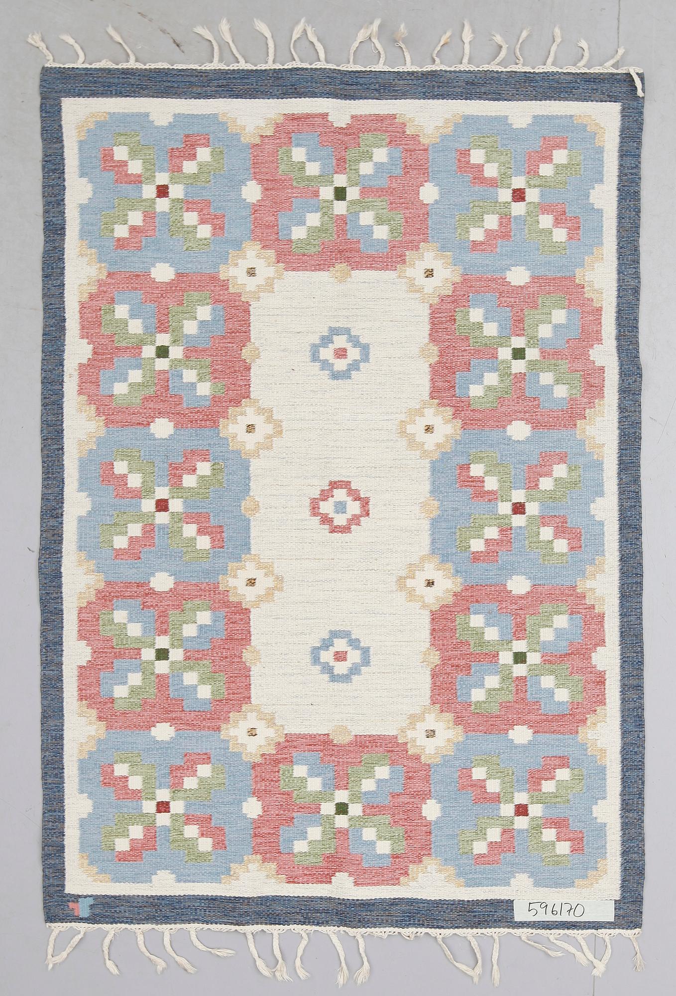 MATTA, rölakan, "Lyckeny", Lizette Norlander, Vävaregården. Ca 203 x 143 cm.
