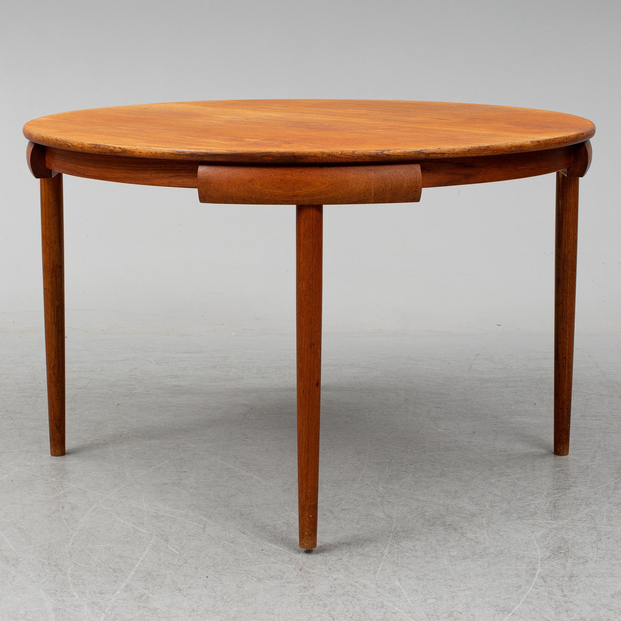 HANS OLSEN, a five-piece teak fining suite from Frem Røjle, Denmark, 1950's/60's.