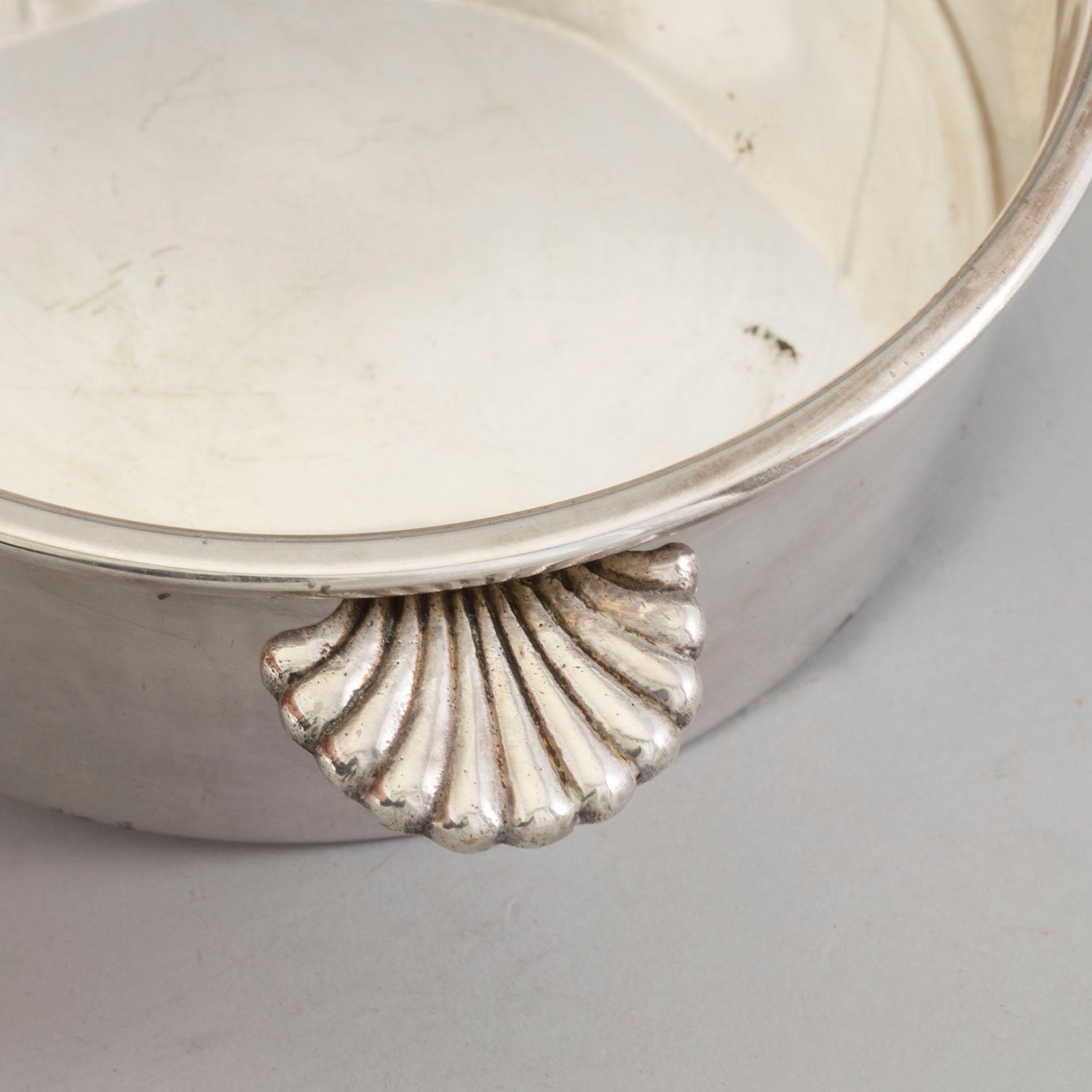 CG RÅSTRÖM, a silver plated bowl, mid 20th Century.