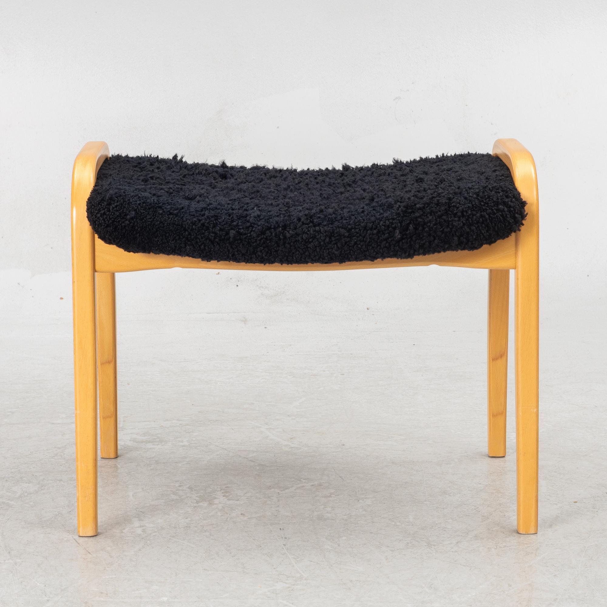 Yngve Ekström, footstool, "Lamino", Swedese.