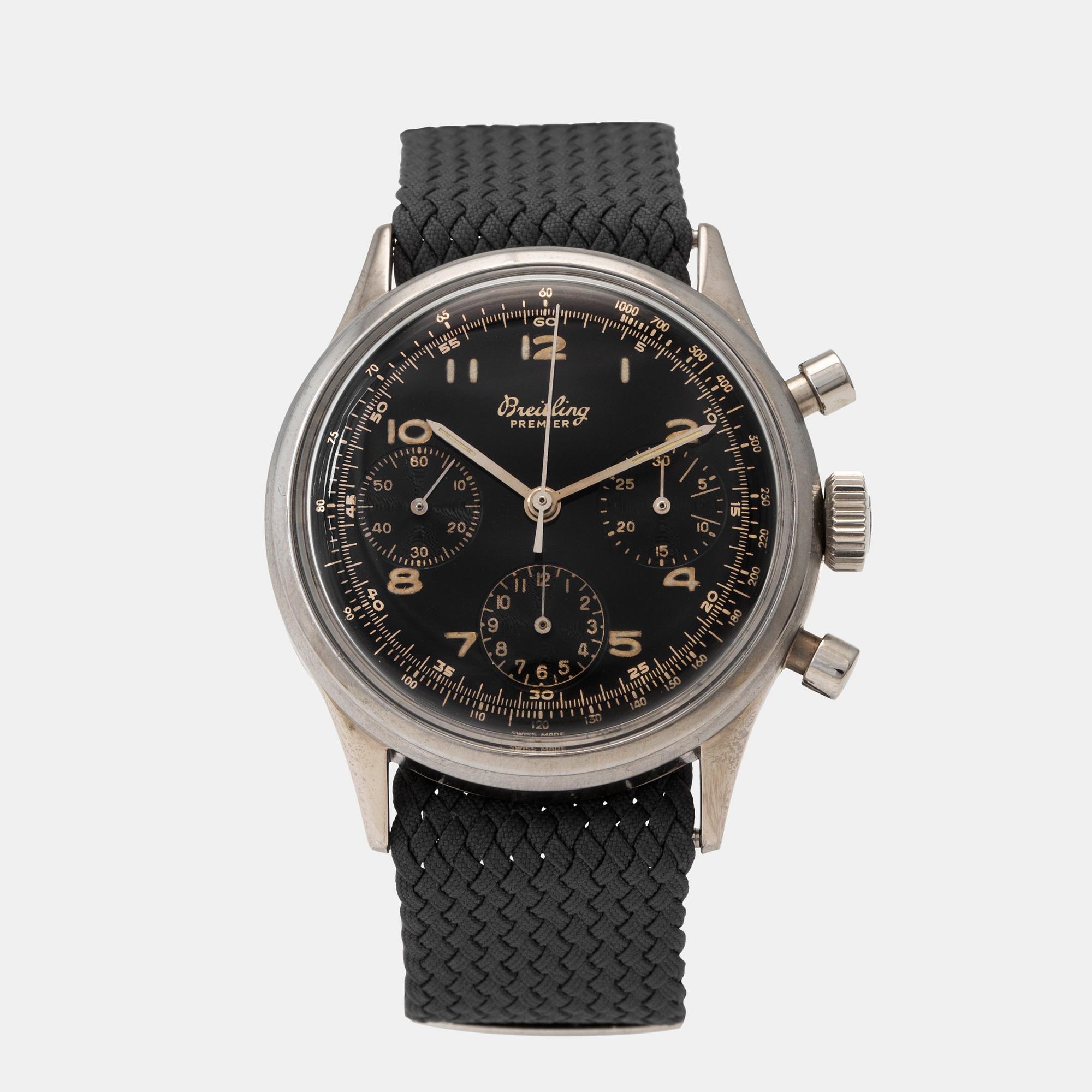 BREITLING, Premier, kronograf, armbandsur, 37,5 mm,