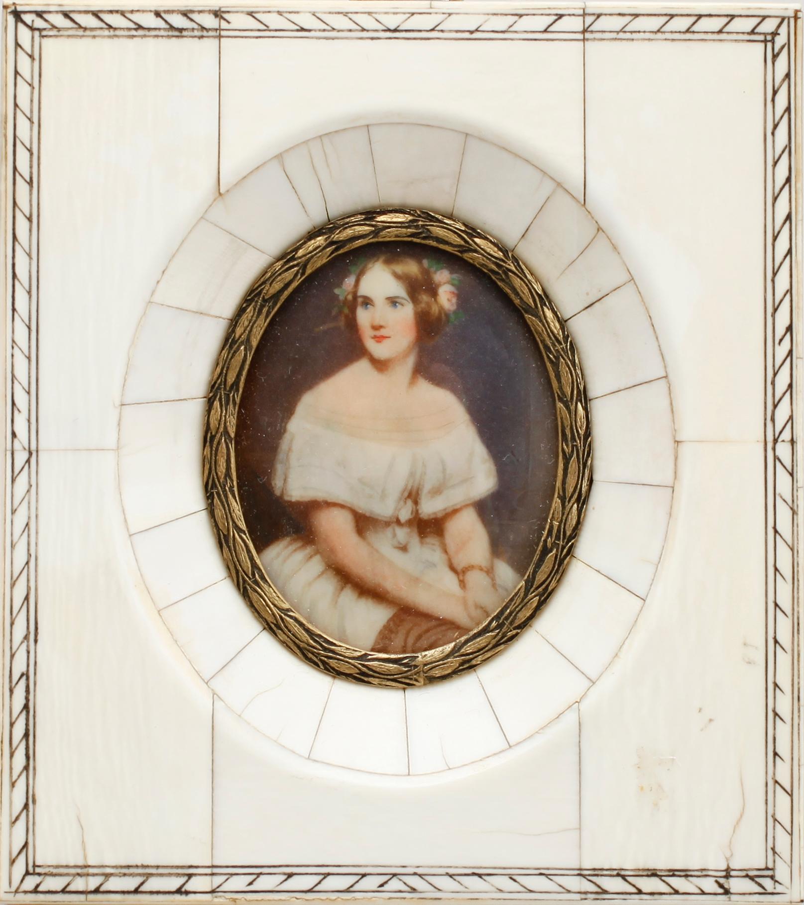 MINIATYRMÅLNINGAR, 7 st, 1800-/1900-tal.