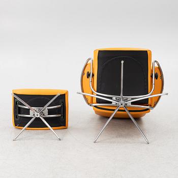 Armchair with footstool, "London", Stressless, Norway.