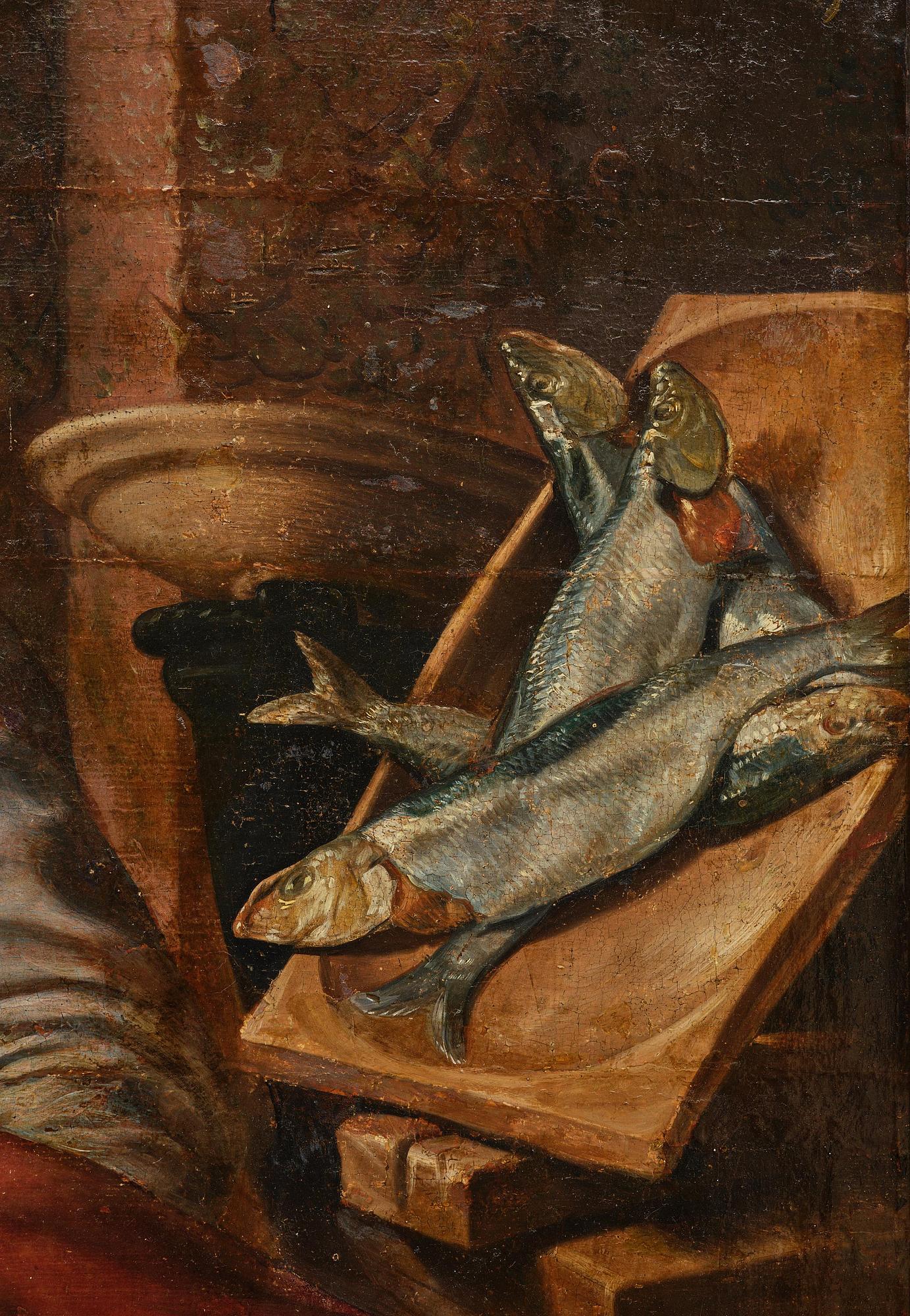 Joachim Beuckelaer, A fish market outside the city gate of Antwerp.