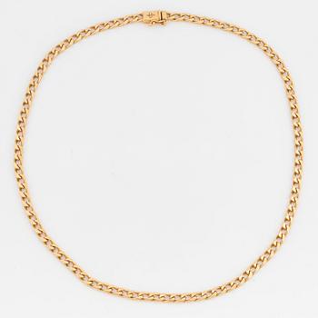 18K gold necklace. Balestra.