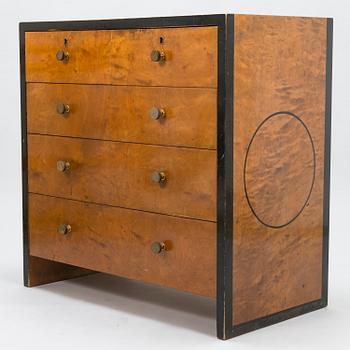 ANTTI SALMENLINNA, A 1930s chest of drawers, 'Nr 1',  for Asko, Lahti, Finland.